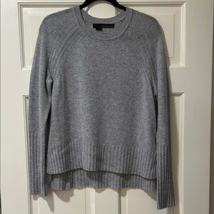 360 Cashmere Gray Crew Neck Sweater